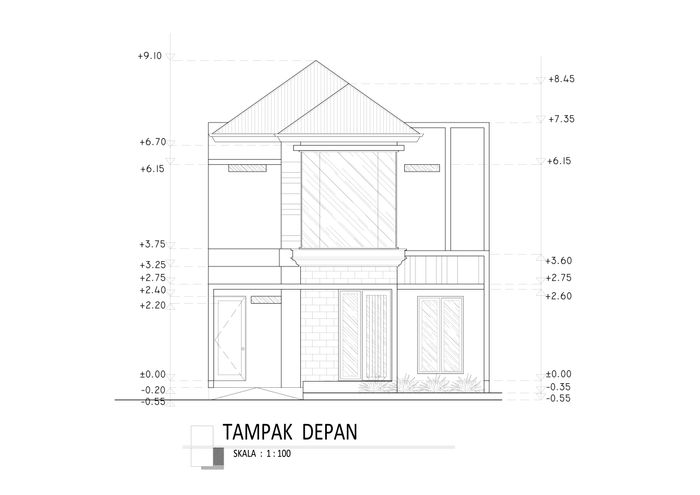 foto tampak rumah tipe Pandora perumahan KAHURIPAN PARK