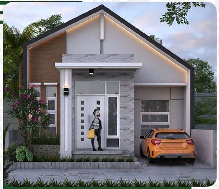 foto tampak rumah tipe Seruni perumahan Perumahan Mekar Agung 3 Residence