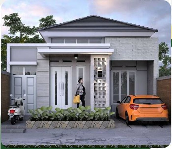 foto tampak rumah tipe Seruni perumahan Perumahan Mekar Agung 3 Residence