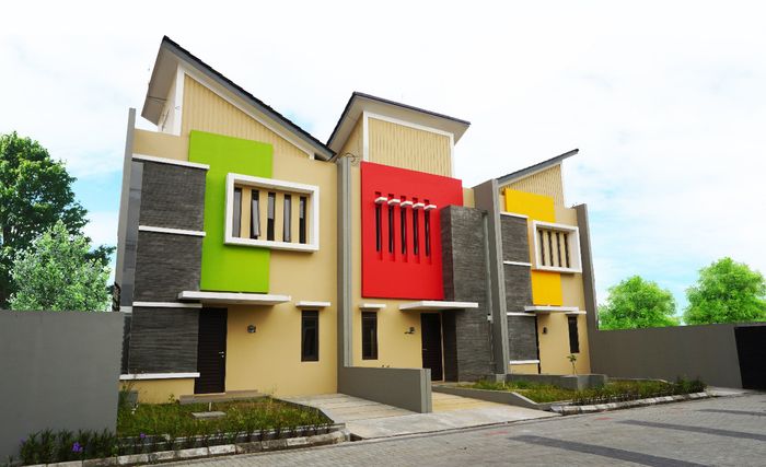 foto tampak rumah tipe ESTILLO perumahan GRAND SHARON RESIDENCE BLOK F2