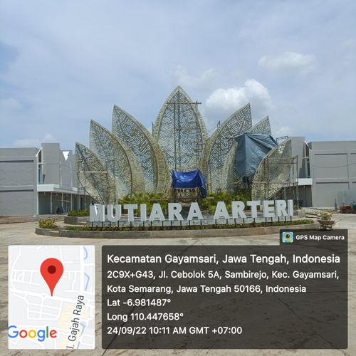 foto posisi tengah perumahan MUTIARA ARTERI REGENCY