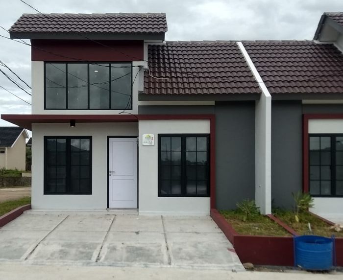 foto tampak rumah tipe Azura D2 - D3 perumahan Kiara Garden 2 (TAHAP 3)
