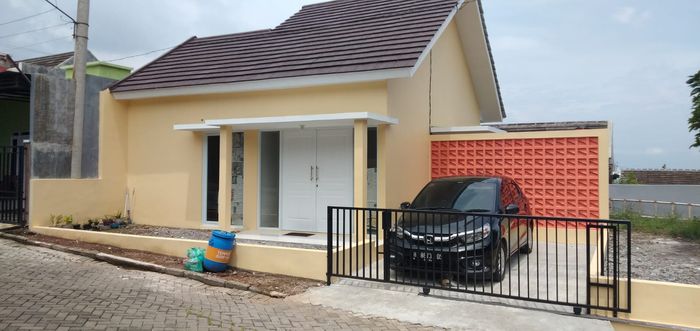 foto tampak rumah tipe 45 perumahan Perum Griya Lestari