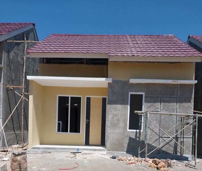 foto tampak rumah tipe RHS 36 perumahan PETUK INDAH KUPANG