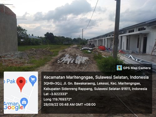 foto posisi tengah perumahan GRAND AL-HUSNA REGENCY