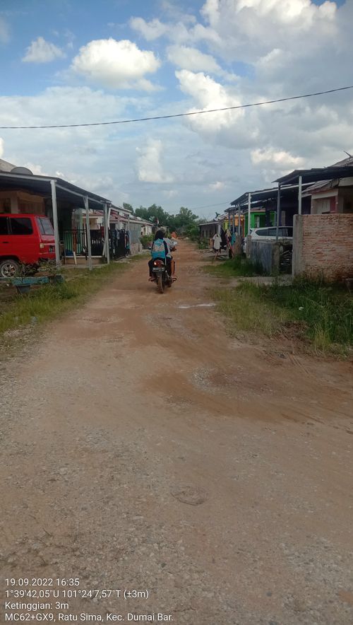 foto posisi tengah perumahan Griya Meranti Asri