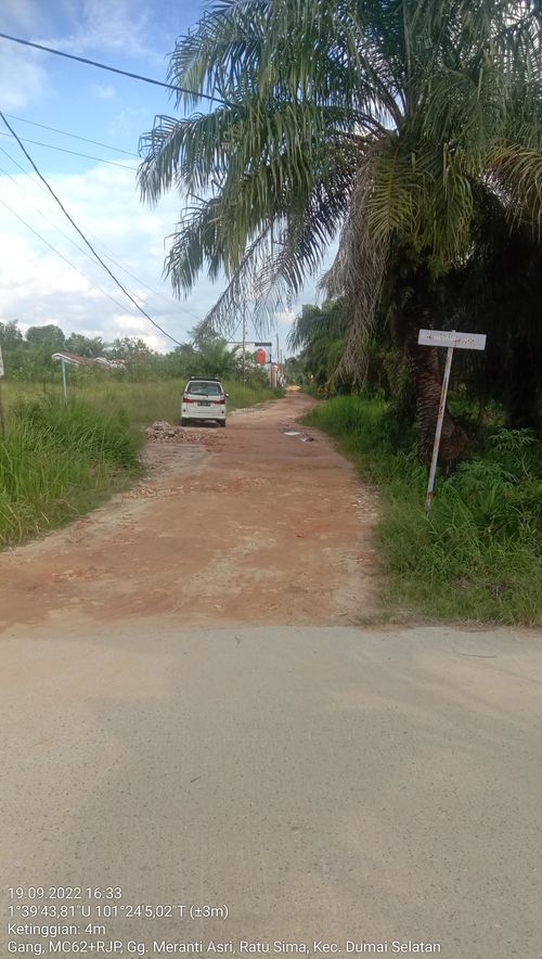 foto gerbang perumahan Griya Meranti Asri