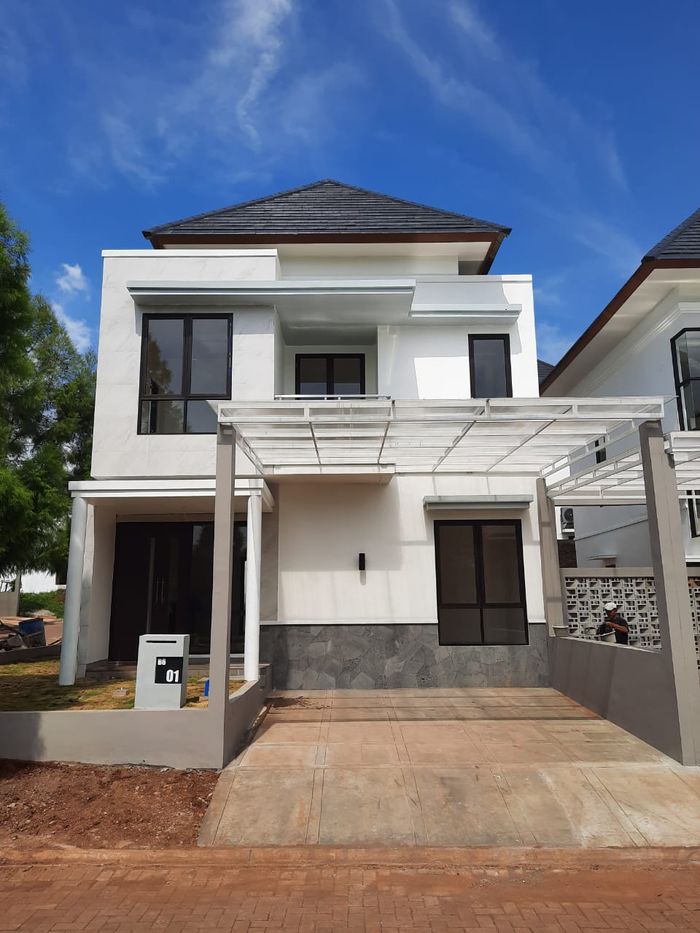 foto tampak rumah tipe KALINDA B6-1 perumahan Kedaton Park Tahap 1