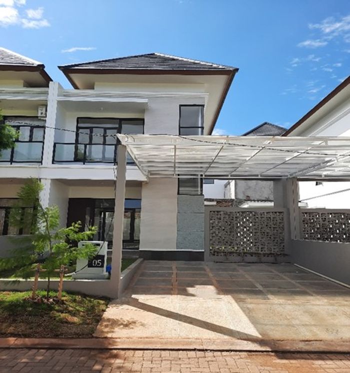 foto tampak rumah tipe DIRGAMAYA B6-5 perumahan Kedaton Park Tahap 1