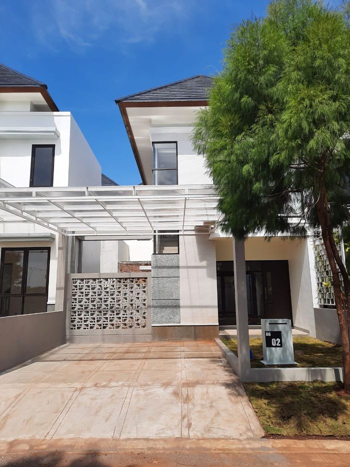 foto tampak rumah tipe DIRGAMAYA B6-2 perumahan Kedaton Park Tahap 1