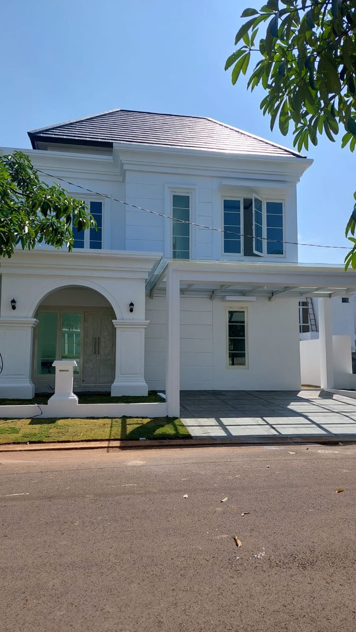 foto tampak rumah tipe VILLA IBIZA B6-5 perumahan Kedaton Park Tahap 1