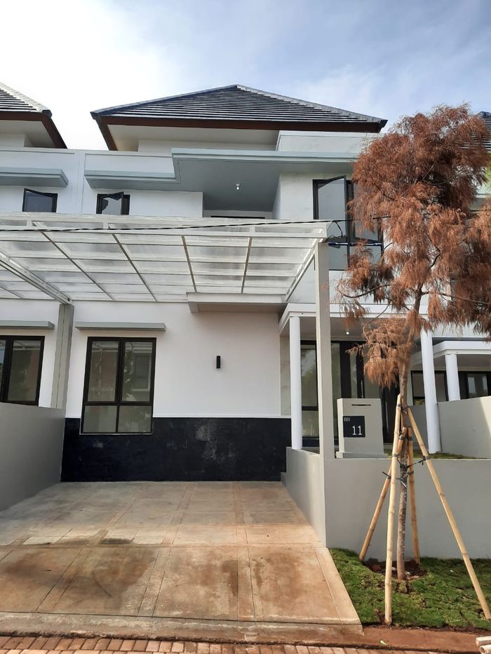 foto tampak rumah tipe KALINDA B8-11 perumahan Kedaton Park Tahap 1