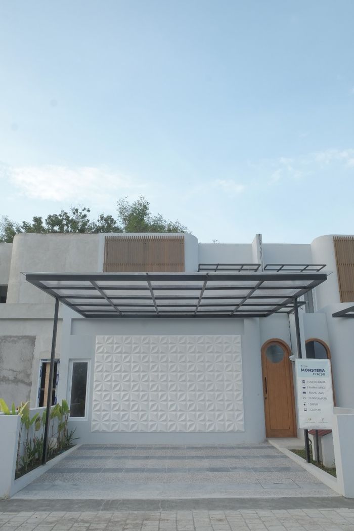 foto tampak rumah tipe BLOK A perumahan GADING ELAWANA
