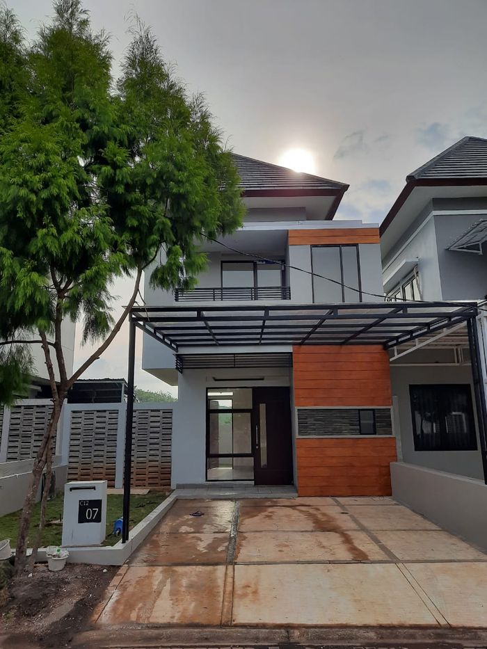 foto tampak rumah tipe Maharha C12-07 perumahan Kedaton Park Tahap 1