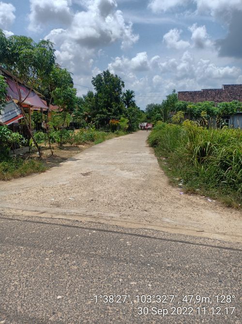 foto gerbang perumahan Pematang Land