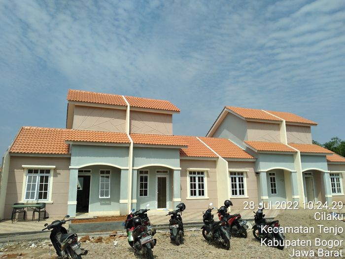 foto tampak rumah tipe Ruki perumahan Grand Harmoni 5 Tenjo