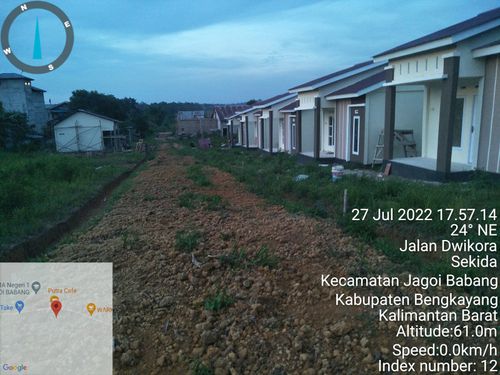 foto posisi tengah perumahan Bumi Jagoi Permai