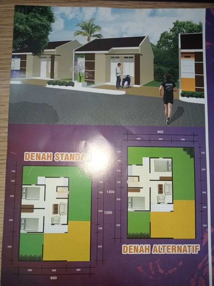 foto tampak rumah tipe 36 perumahan ANDINI RESIDENCE