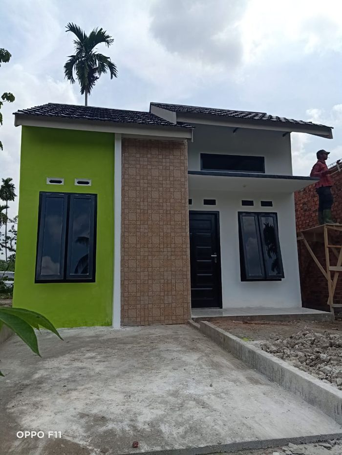 foto tampak rumah tipe 36 perumahan VILLA BERLIAN 1