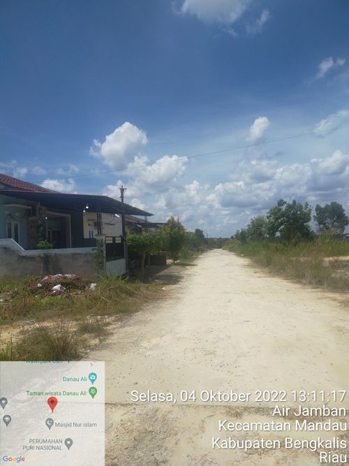 foto gerbang perumahan Mandiri asri