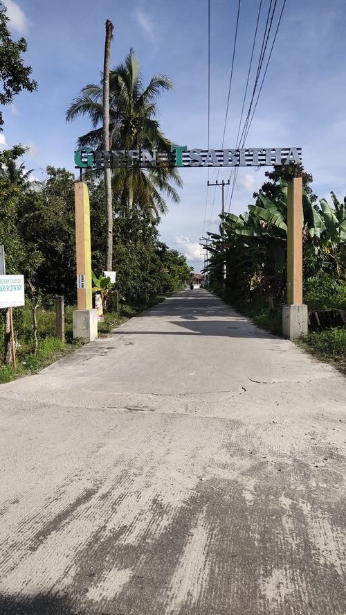 foto gerbang perumahan GREEN TSABITHA TAHAP 3