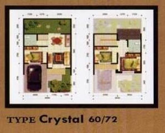 foto denah rumah tipe 60/72 (480) perumahan Permata Icon