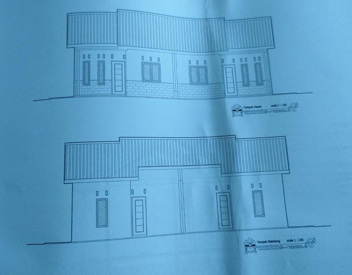 foto tampak rumah tipe 36 subsidi perumahan PERUMAHAN BINTAN TAMAN DELI