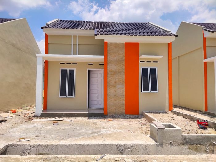 foto tampak rumah tipe 36 perumahan GREEN TSABITHA TAHAP 3
