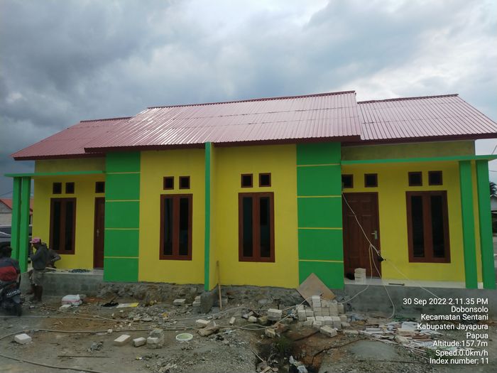 foto tampak rumah tipe 36 perumahan Perumahan Citra Buana 4