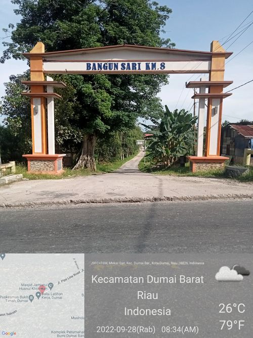 foto gerbang perumahan SRI MERSING RESIDENCE 8