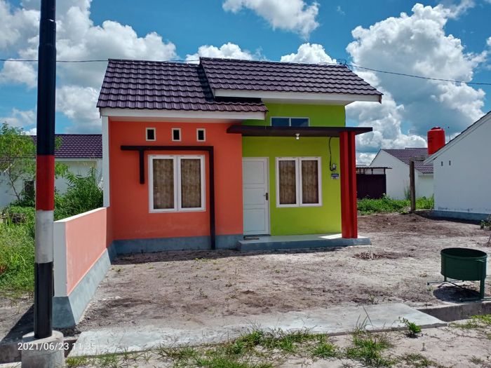 foto tampak rumah tipe 36 perumahan KAMPOENG RAHAYU WORO 2