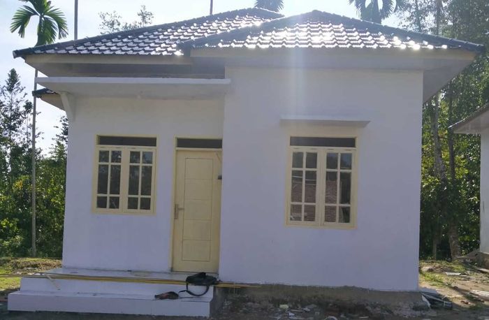 foto tampak rumah tipe 36 perumahan BHARA DAKSA RESIDENCE 6C