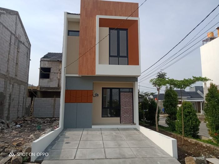 foto tampak rumah tipe 60 Compact (721) perumahan G-Land Ciwastra Park