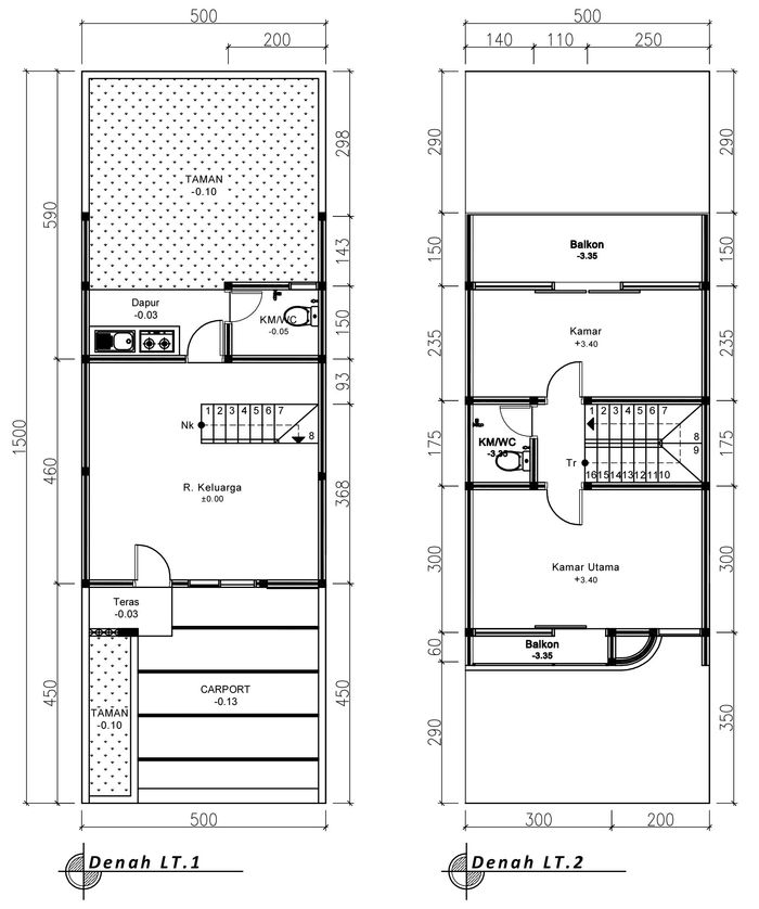 foto denah rumah tipe 60 Compact (721) perumahan G-Land Ciwastra Park