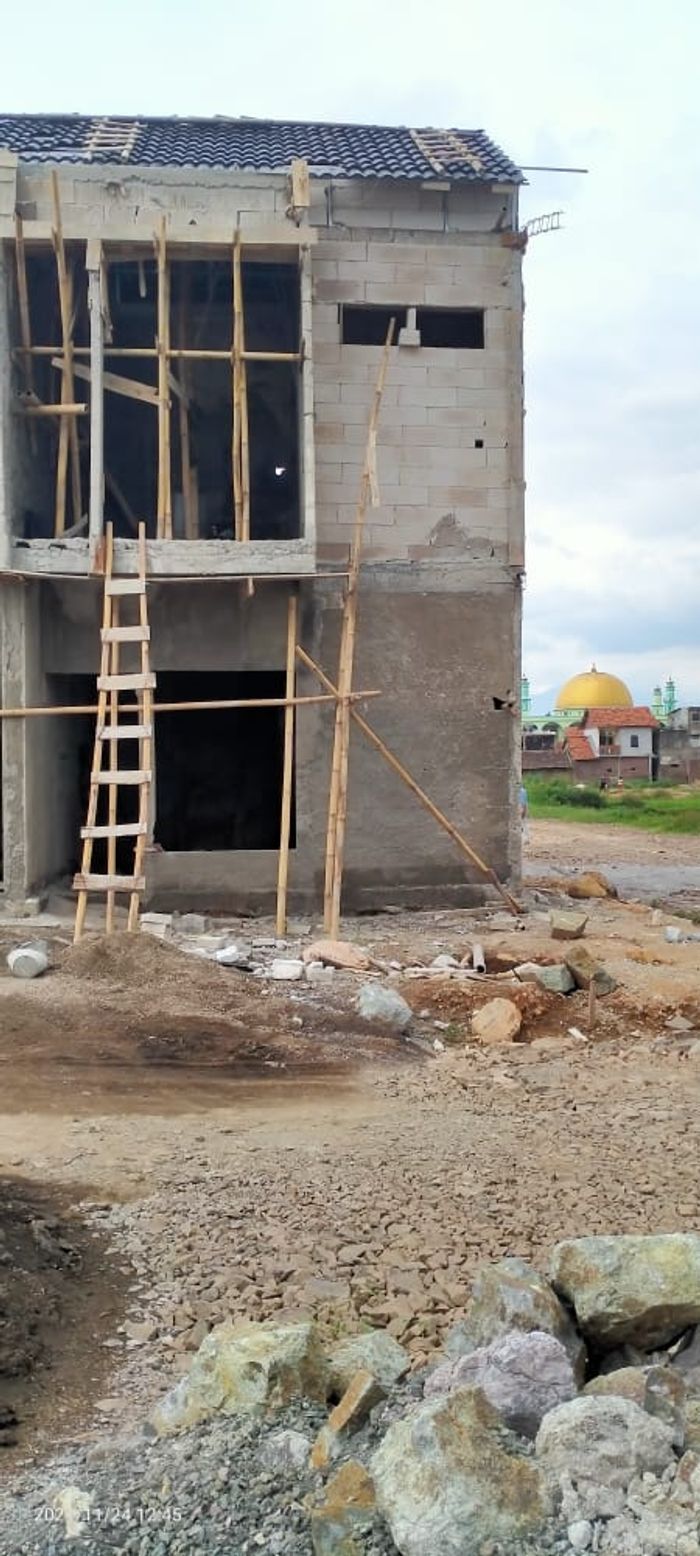 foto tampak rumah tipe 52 Compact (395) perumahan G-Land Arcadia Buahbatu