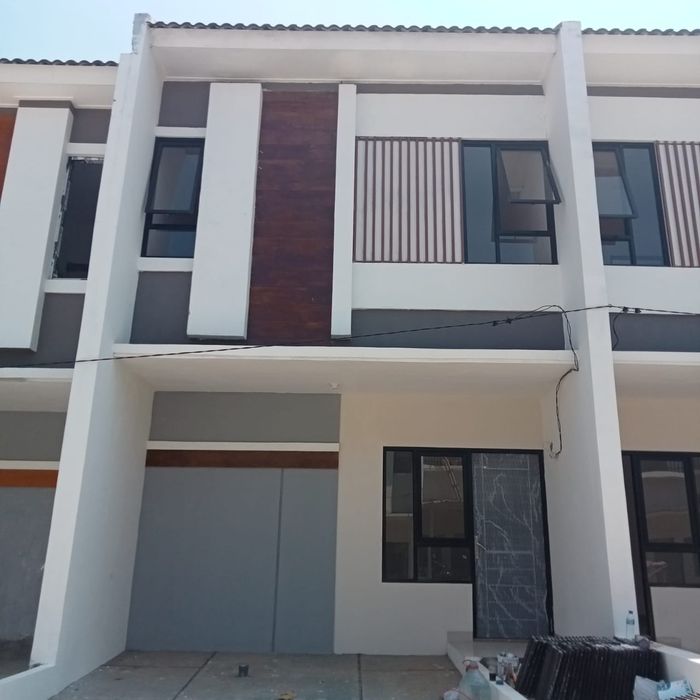foto tampak rumah tipe 44 Superimposed (344) perumahan G-Land Harmony Hills