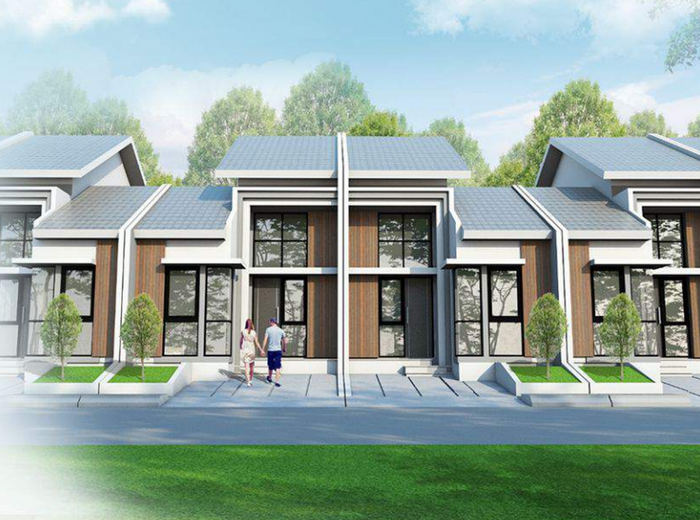 foto tampak rumah tipe 36/60 perumahan KIERANA INDAH RESIDENCE 2