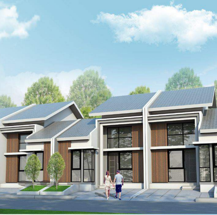 foto tampak rumah tipe 41/77 perumahan KIERANA INDAH RESIDENCE 2