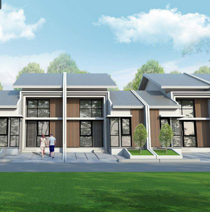 foto tampak rumah tipe 45/98 perumahan KIERANA INDAH RESIDENCE 2