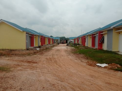 foto posisi tengah perumahan Komplek Perumahan Graha Mentarau