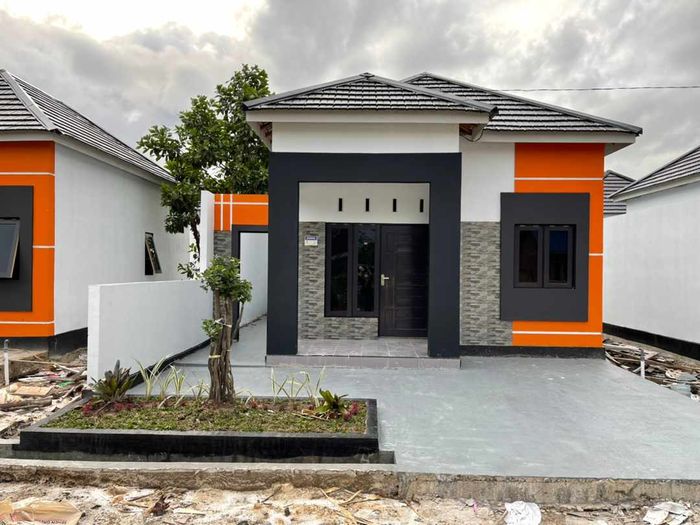 foto tampak rumah tipe 36 perumahan CITRA MANDIRI RESIDENCE 21