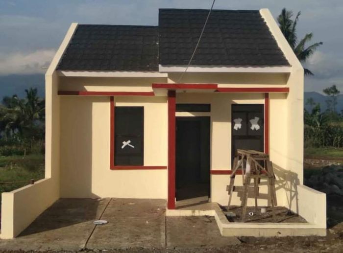 foto tampak rumah tipe Subsidi perumahan DINAMIKA LESTARI RESIDENCE