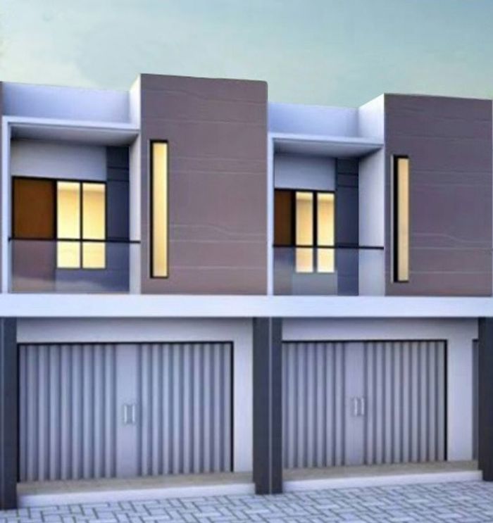 foto tampak rumah tipe Ruko perumahan DINAMIKA LESTARI RESIDENCE