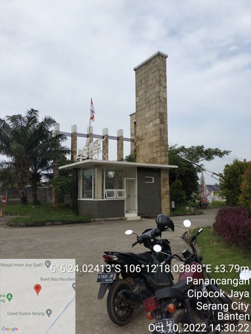 foto gerbang perumahan Bukit Mas Residence Tahap 2
