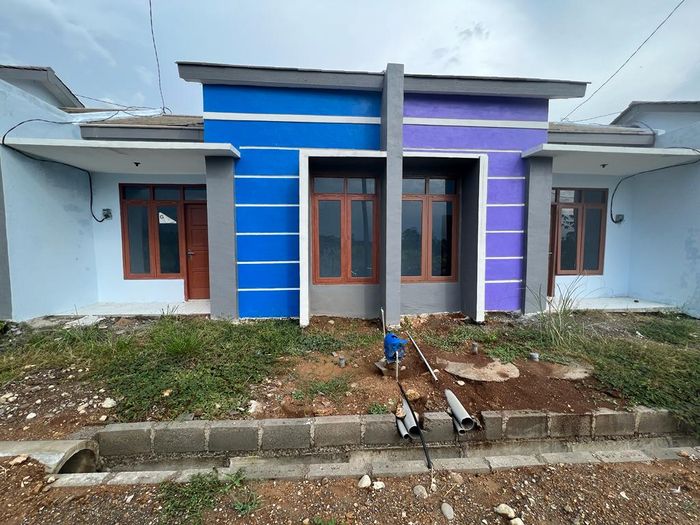 foto tampak rumah tipe subsidi perumahan griya sentosa blok G
