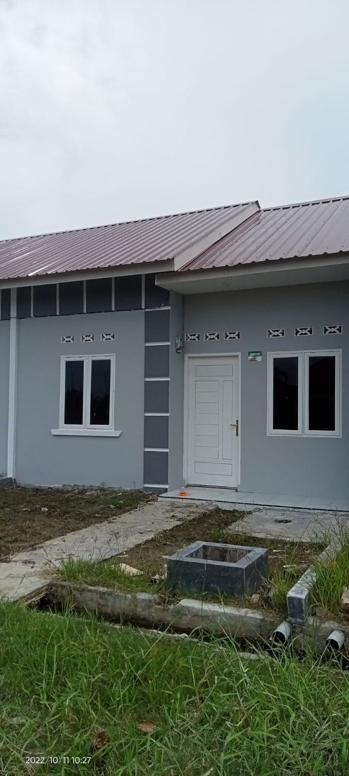 foto tampak rumah tipe 36 perumahan BIMER REGENCY V
