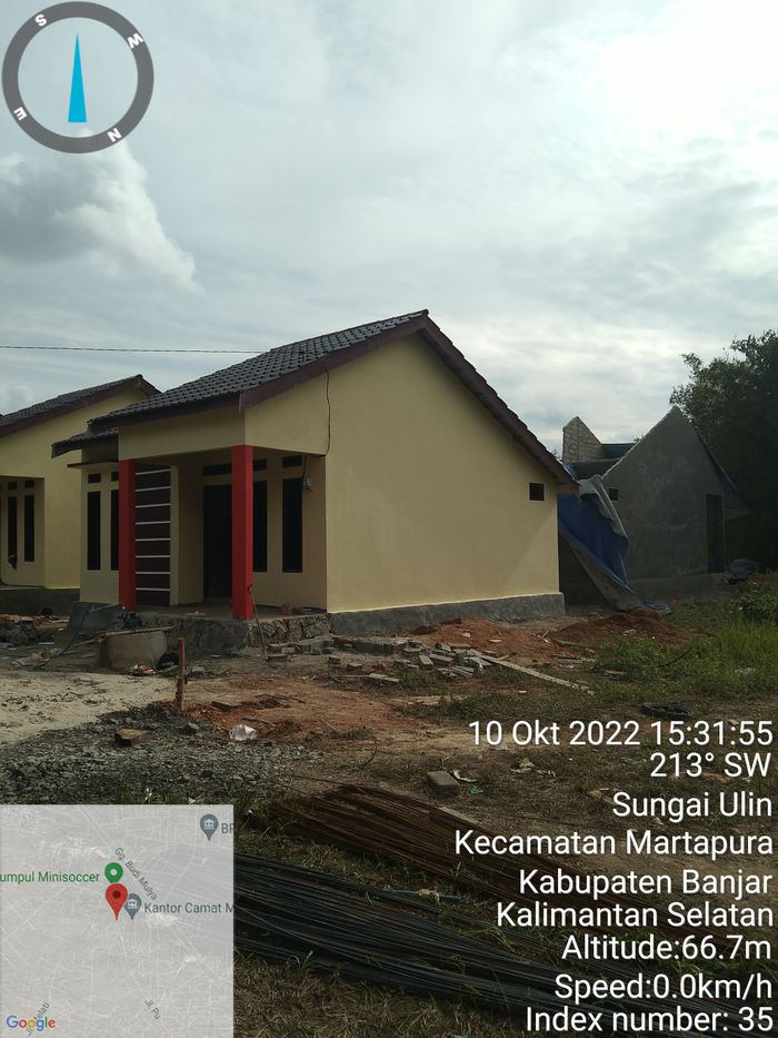 foto denah rumah tipe ARWANA RESIDENCE 16 perumahan ARWANA RESIDENCE 16