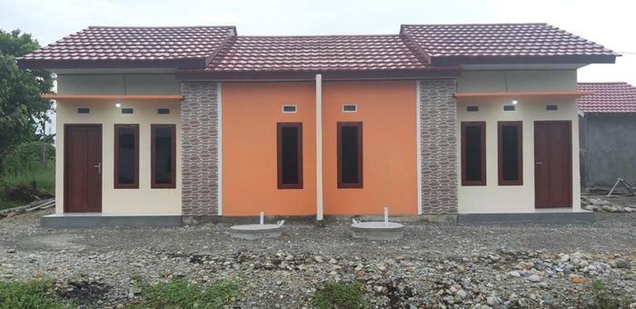 foto tampak rumah tipe 36 perumahan Perum. Griya Intan 3