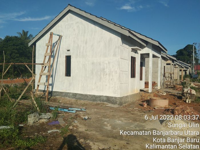 foto tampak rumah tipe SAMAWA 2 perumahan SAMAWA 2.