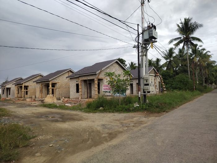 foto denah rumah tipe SAMAWA 2 perumahan SAMAWA 2.